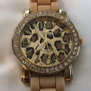 Leopard Print Geneva Watch
